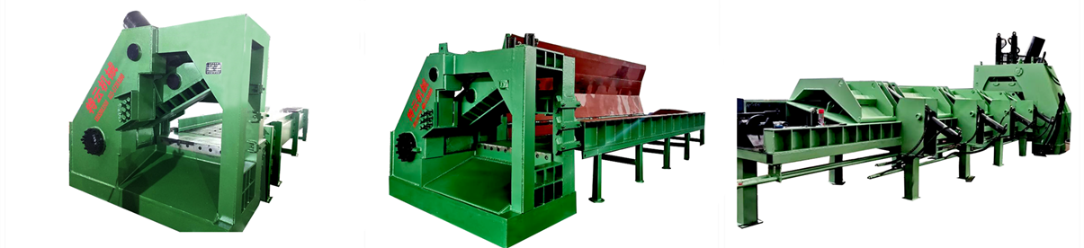 scrap metal shearing machine