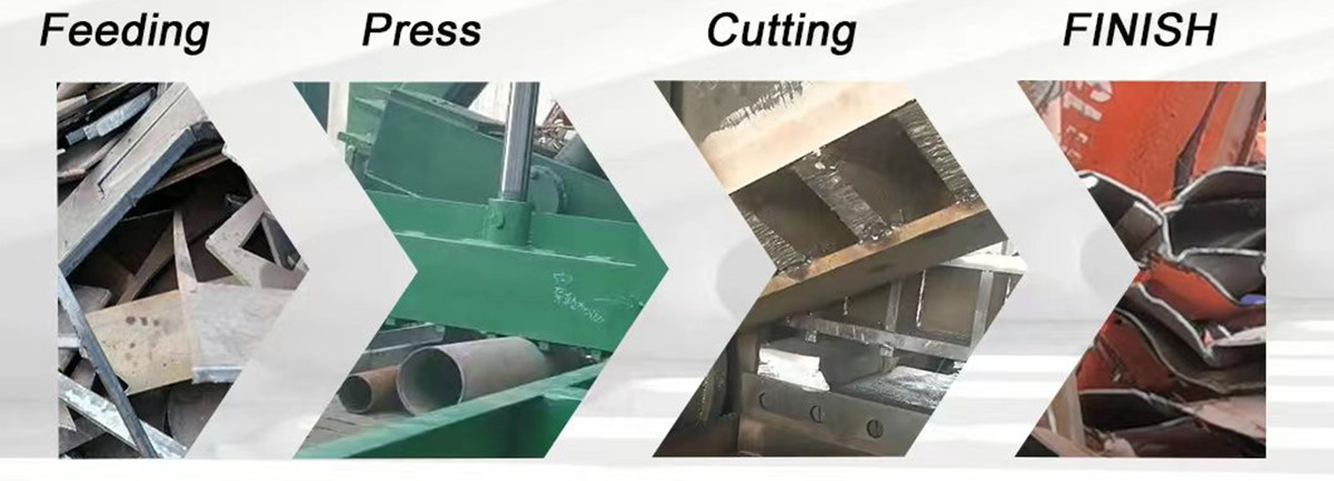 scrap metal gantry shear working process