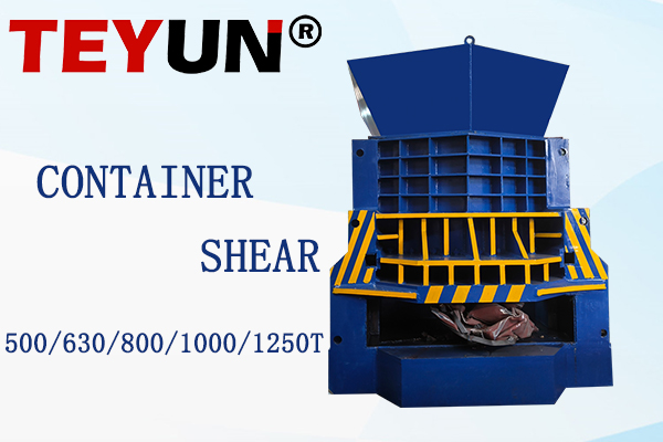 What a powerful container shear!