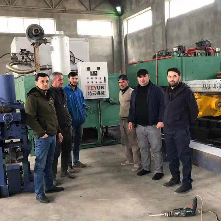 750ton aluminum extrusion press line to Turkmenistan