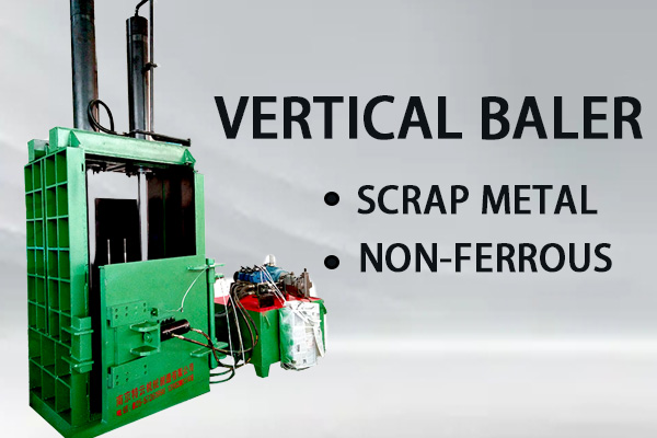 Hot selling vertical metal baler