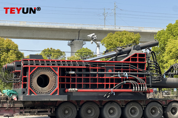 1000ton heavy duty scrap metal baler delivery