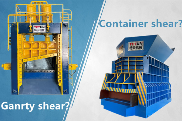 Comparison between Gantry shear and Container shear