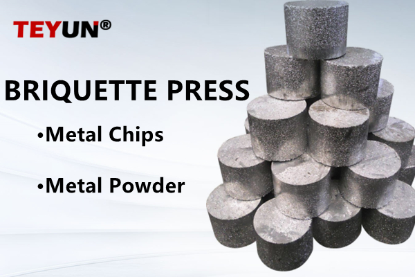 Briquette press widely used in the metal recycling industry