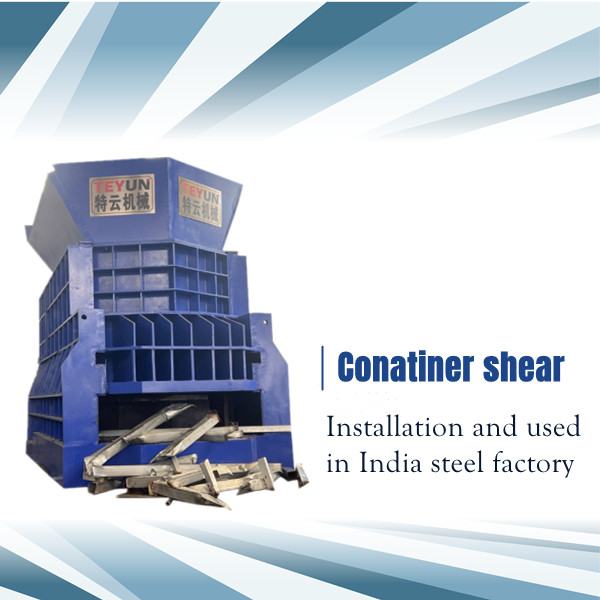 500Ton Container shear Installation and used in the India