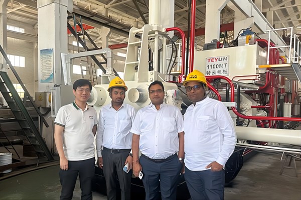 Inspection for 1100T aluminum extrusion press