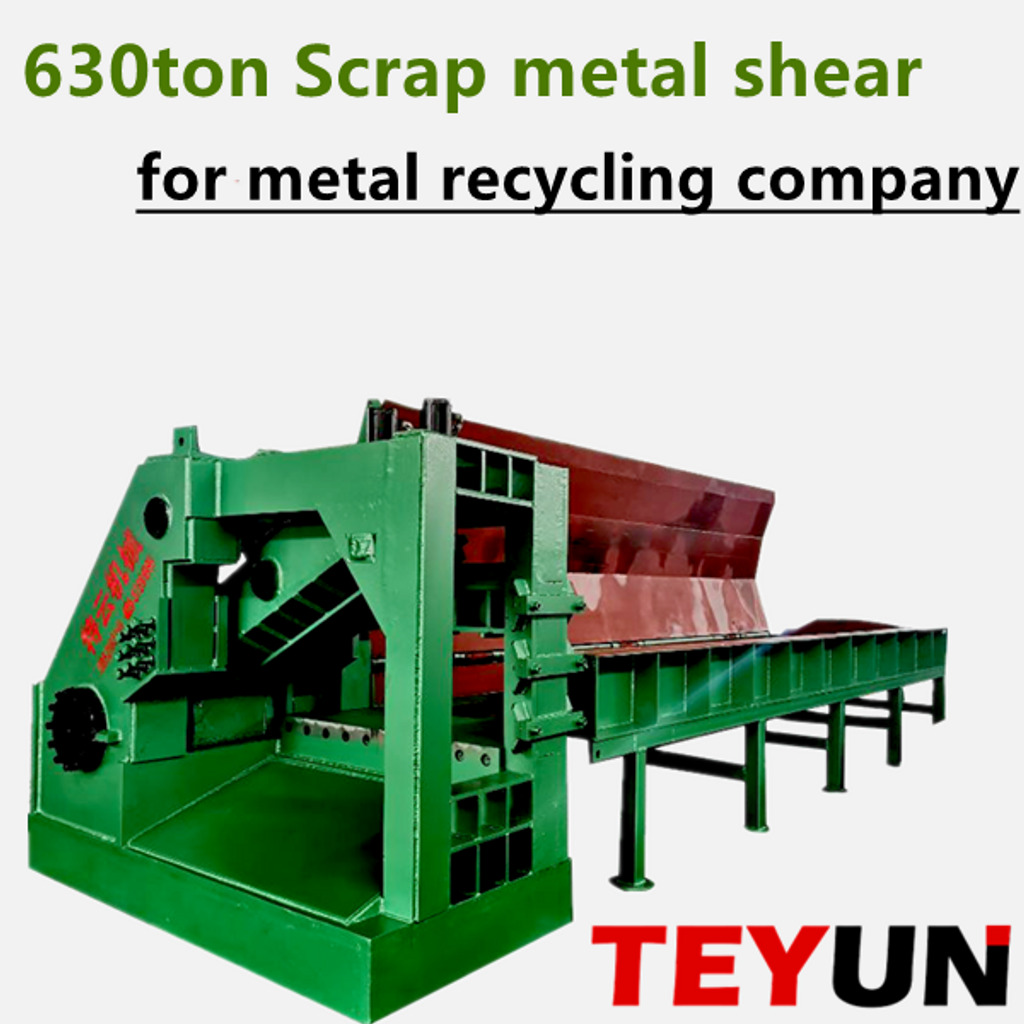 630ton Scrap metal shearing machine 